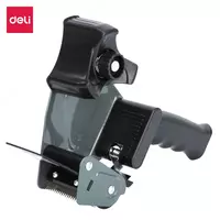 Ручной Диспенсер для скотча Deli лента 50 мм (Арт. - 804) Темно/серый