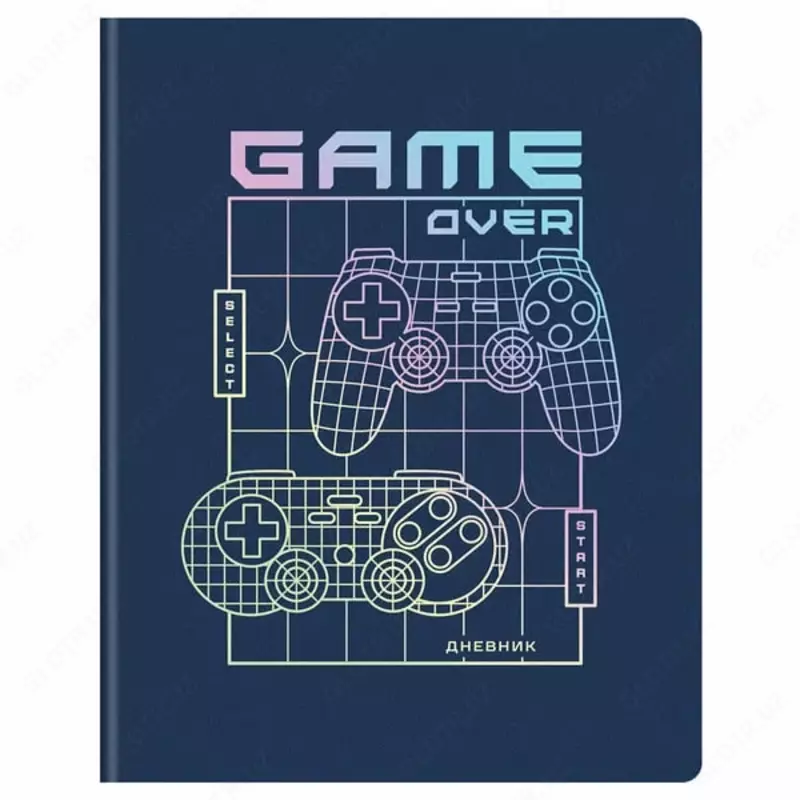 Школьный дневник Лайт BG Game over 1-11 кл  иск. кожа  твердый (Арт. - Дик5т48_11582)