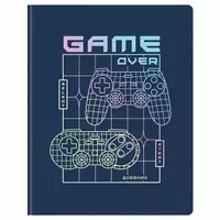 Школьный дневник Лайт BG Game over 1-11 кл  иск. кожа  твердый (Арт. - Дик5т48_11582)