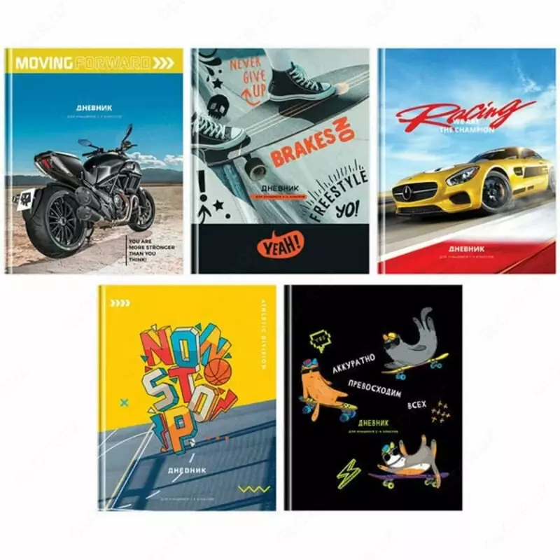 Школьный дневник BG Mix-5. Мальчики 1-4 кл  ламинация  твердый (Арт. - Д5т48_лг_11383)