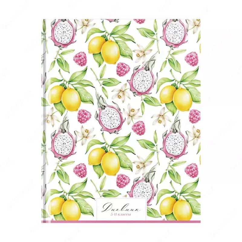 Школьный дневник ArtSpace Тропические фрукты 5-11 кл  ламинация  твердый (Арт. - Дс48т_49047)