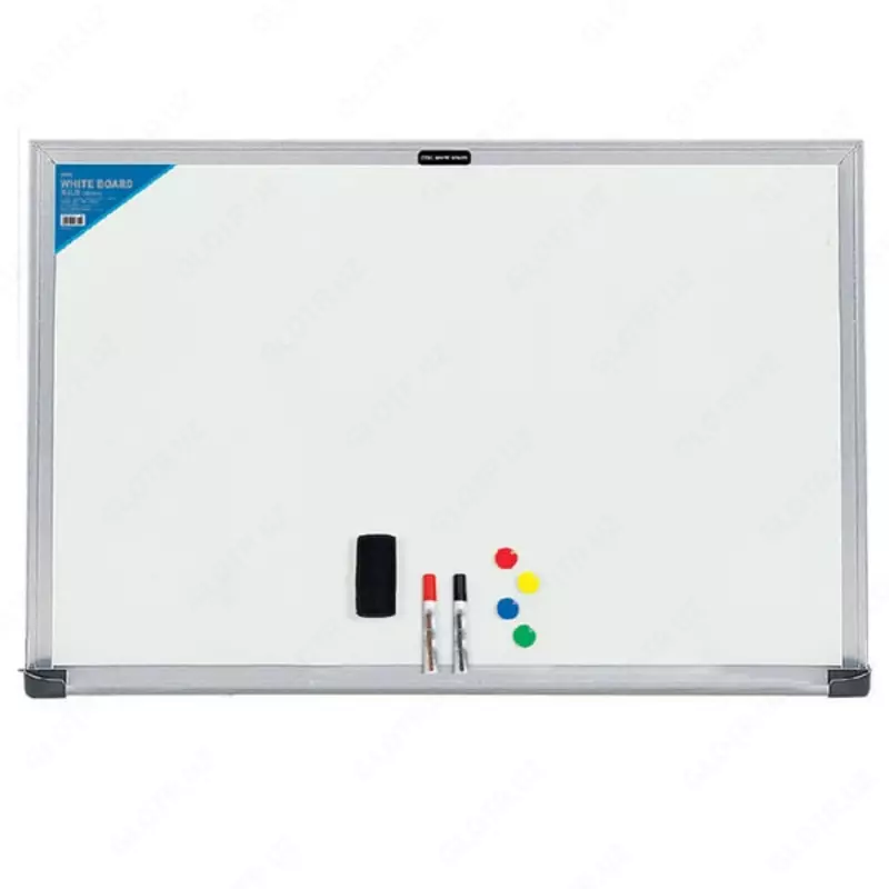  Белая магнитно-маркерная доска Deli 100 х 200 см (Арт. - 7820) - 