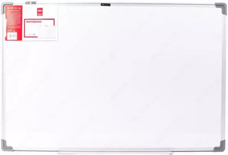 Белая магнитно-маркерная доска Deli 60 х 90 см (Арт. - 39033)