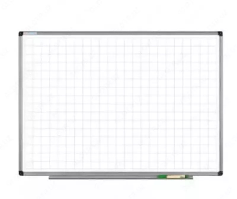 Белая магнитно-маркерная доска (клетка) Deli 90 х 120 см (Арт. - 8745)