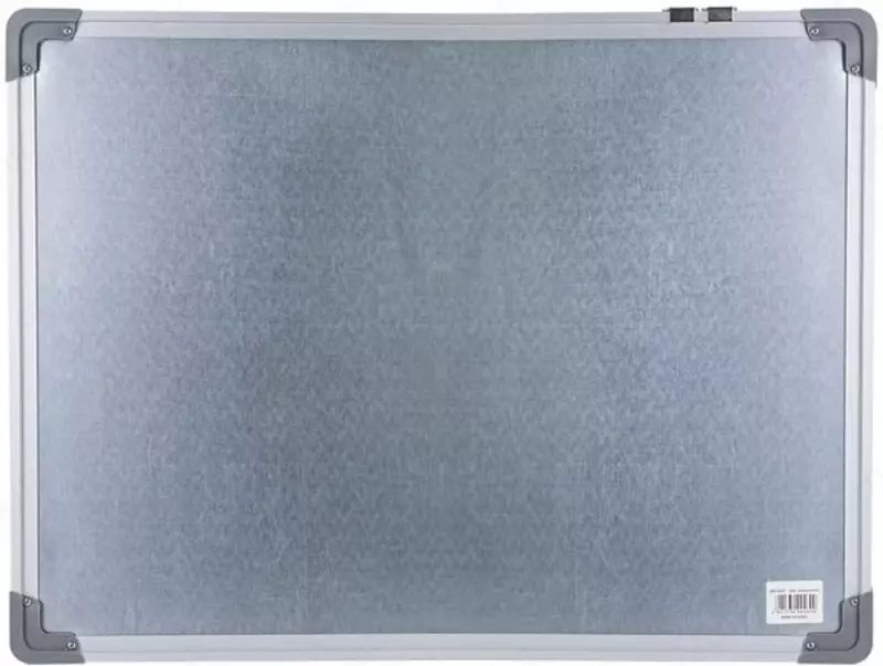  Белая магнитно-маркерная доска на алюминиевой раме Deli EV900  90 х 120 см (Арт. - 900-EV) - 