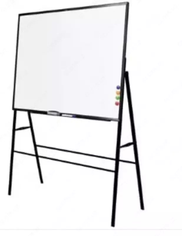 Deli stendidagi oq magnitli marker taxtasi 90 x 150 sm (Art. - 8785) Bir tomonlama