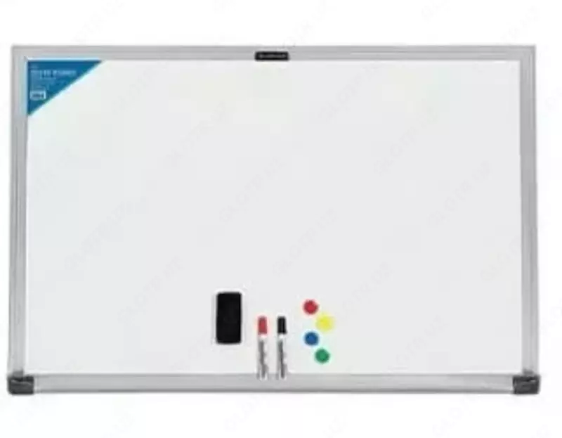 Белая магнитно-маркерная доска Deli 90 х 60 см (Арт. - 7816)