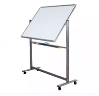 Белая магнитно-маркерная доска на роликовой опоре Deli EV162  90 х 150 см (Арт. - 162-EV) Односторонняя