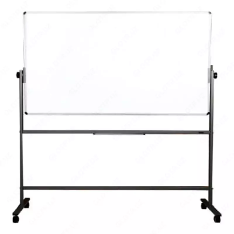 Белая магнитно-маркерная доска на роликовой опоре Deli EV163  90 х 180 см (Арт. - 163-EV) Односторонняя