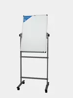  Доска флип-чарт на роликовой опоре Deli 60 х 90 см (Арт. - 7881) Односторонняя - 