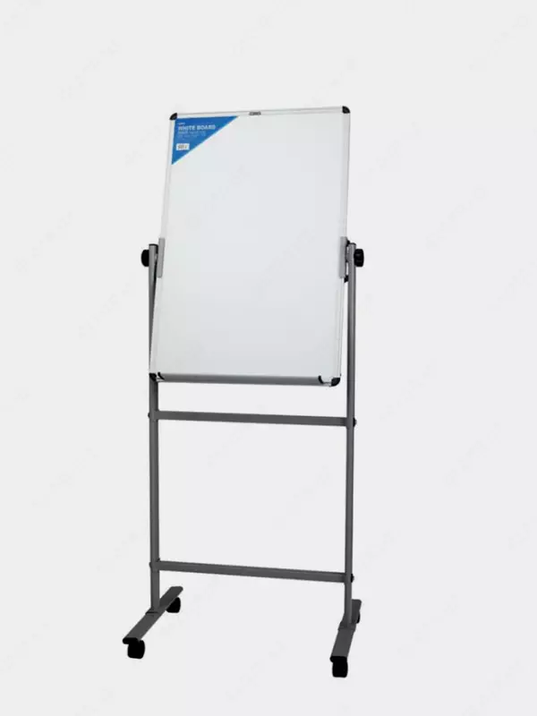  Доска флип-чарт на роликовой опоре Deli 60 х 90 см (Арт. - 7881) Односторонняя - 