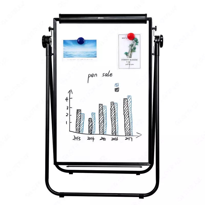   Deli stendidagi flipchart taxtasi 60 x 90 sm (Art. - 7891) Bir tomonlama