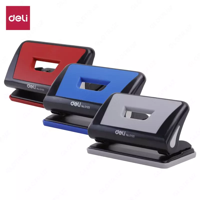 Kantselyariya teshigi Deli  ikkita teshikli  10 l. (m. - 0103) Assortiment