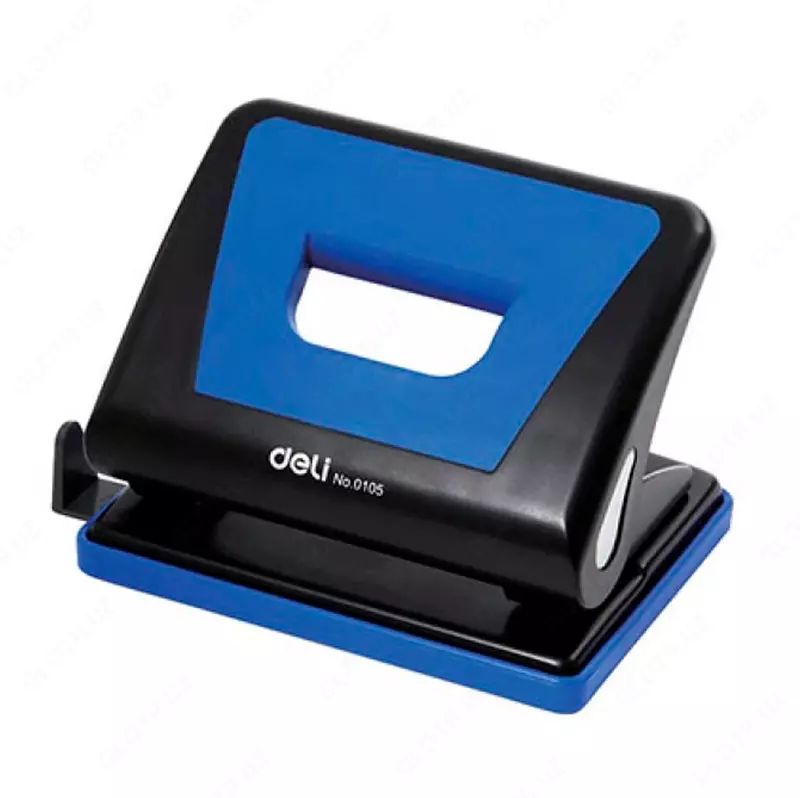 Канцелярский дырокол Deli  с двумя отверстиями  15 л. (Арт. - 0105) Ассортимент