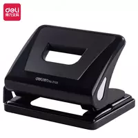  Канцелярский дырокол Deli  с двумя отверстиями  15 л. (Арт. - 0105) Ассортимент - 