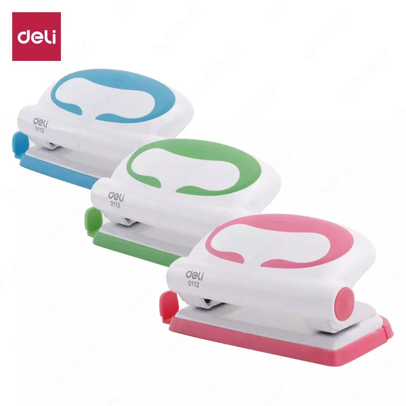 Канцелярский дырокол Deli Essential Plus  10 л. (Арт. - 0112) Ассортимент