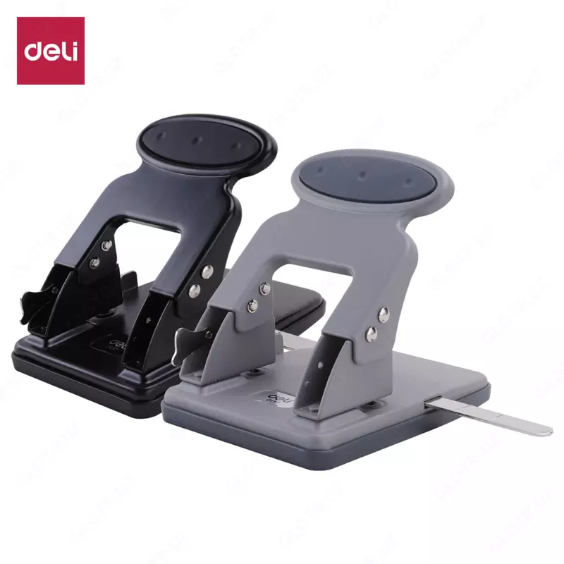 Канцелярский дырокол Deli  с двумя отверстиями  35 л. (Арт. - 0117) Ассортимент