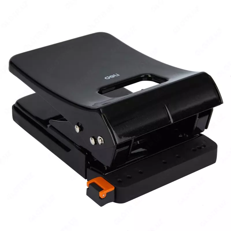 Канцелярский дырокол Deli PowerSaving  45 л. (Арт. - 0143bk) Черный - 