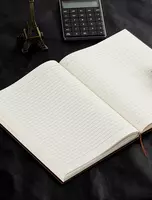   Ежедневник для записей (линия) Deli иск. кожа  195 х 270 мм  160 л (Арт. - 3306-br) Коричневый