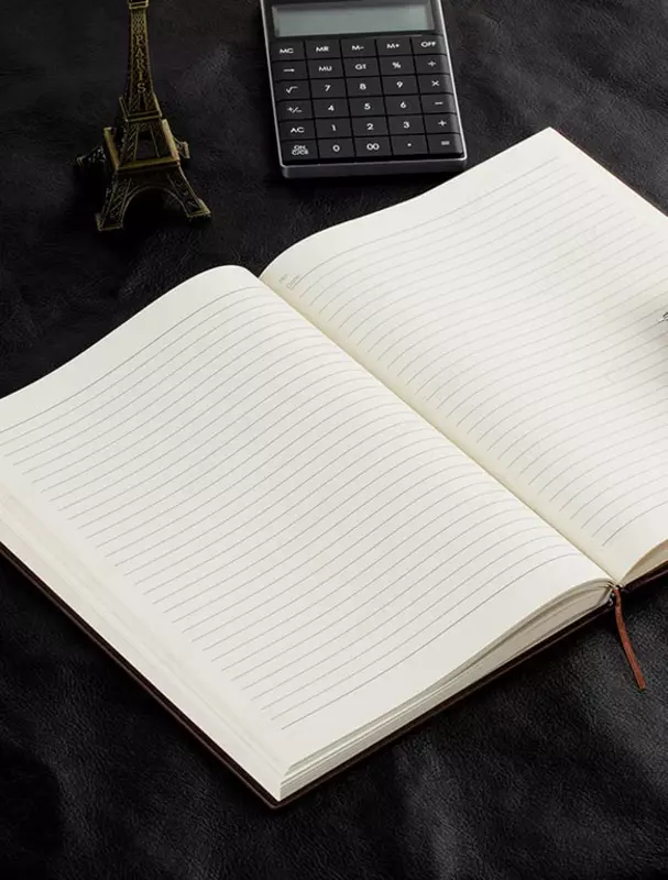   Ежедневник для записей (линия) Deli иск. кожа  195 х 270 мм  160 л (Арт. - 3306-br) Коричневый