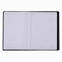  Yozuvlar uchun kundalik (satr) Deli davosi. teri  175 x 250 mm  120 l (m. - 7910) Qora - 