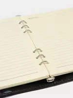   Ежедневник для записей (линия) Deli иск. кожа  143 х 205 мм  100 л (Арт. - 3197) Черный