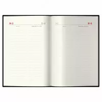  Датированный Ежедневник 2024 г. Delucci  иск. кожа  А5  184 л (Арт. - DD4_89501) Черный Только в розницу