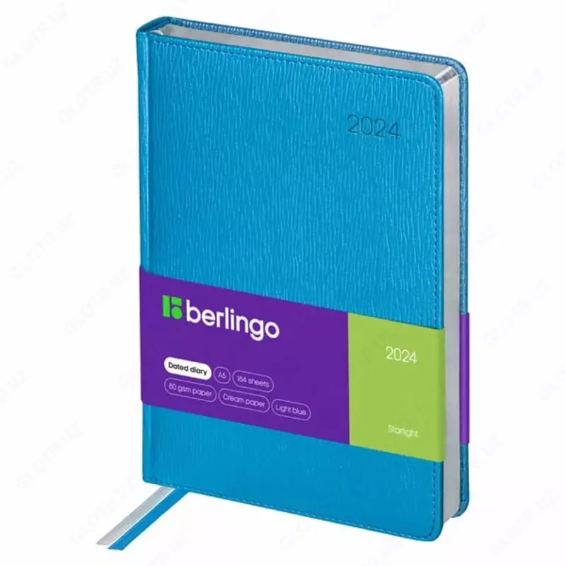 Sana kundaligi 2024 Berlingo Starlight  davo. teri  A5  184 l (Art. - DD4_83501) Moviy