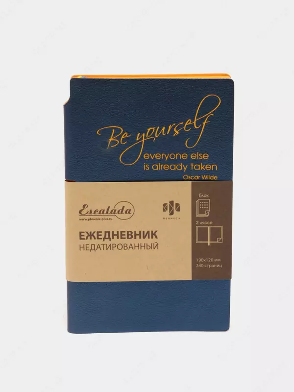 Ежедневник недатированный Феникс Escalada  полиуретан  А6  120 л (Арт. - 47662) Ассортимент