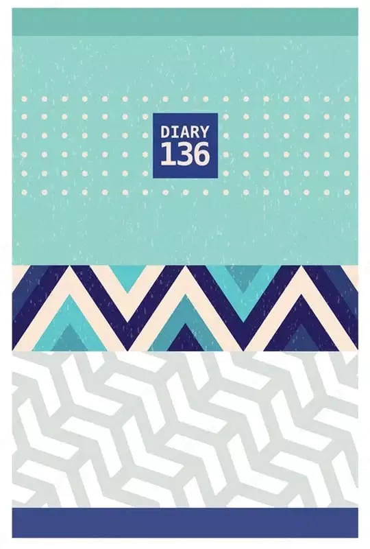 Ежедневник недатированный 7БЦ BG Color line  глянцевая ламинация  А5  136 л (Арт. - ЕН5т136_лг_9969)