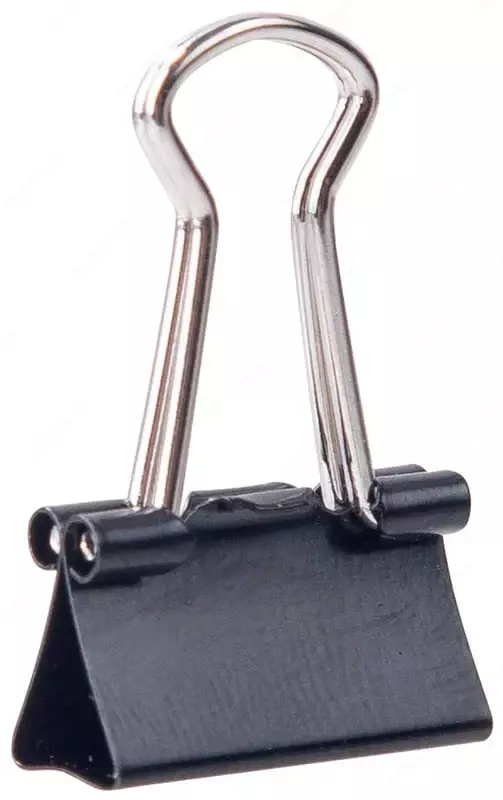  Упаковка металлических зажимов для бумаг Deli 15 мм  12 шт. (Арт. - 38566) Черные - 