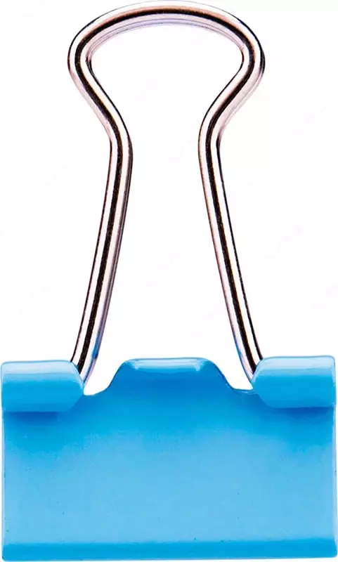  Deli metall qogoz qisqichlari toplami 15 mm  60 dona. (m. - 8556)  turli xil - 