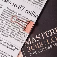  Deli metall qogoz qisqichlari toplami 19 mm  25 dona. (Art. - 78200-CRG) Oltin Chakana savdo