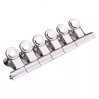  Упаковка металлических зажимов для бумаг Deli 29 мм  6 шт. (Арт. - 9525) Серебристые - 