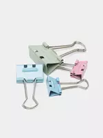  Упаковка металлических зажимов для бумаг Deli 19/25/32 мм  44 шт. (Арт. - 8550S) Цв. ассорти - 