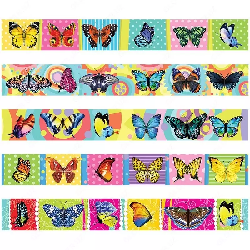 Закладка-магнит для книг ArtSpace Бабочки  25 х 195 мм  блестки. (Арт. - 243760) Цв. ассорти