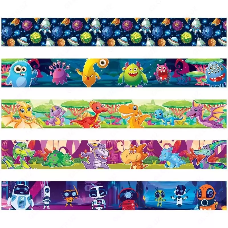 Закладка-магнит для книг ArtSpace Для мальчиков  25 х 195 мм  блестки. (Арт. - 300436) Цв. ассорти