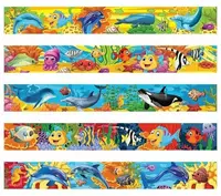 Закладка-магнит для книг ArtSpace Морские обитатели  25 х 200 мм  блестки. (Арт. - 243761) Цв. ассорти
