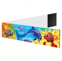  Закладка-магнит для книг ArtSpace Морские обитатели  25 х 200 мм  блестки. (Арт. - 243761) Цв. ассорти - 