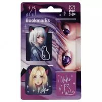 Закладка-магнит для книг MESHU Neko  4 шт. (Арт. - MS_55149) Цв. ассорти