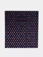 Записная книжка-Notebook Феникс+ Горошек на фиолетовом  А5+  145 х 165 мм  96 л. (Арт. - 45727)