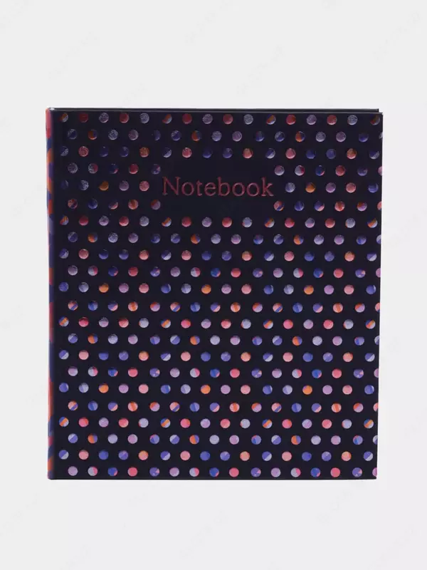 Записная книжка-Notebook Феникс+ Горошек на фиолетовом  А5+  145 х 165 мм  96 л. (Арт. - 45727)