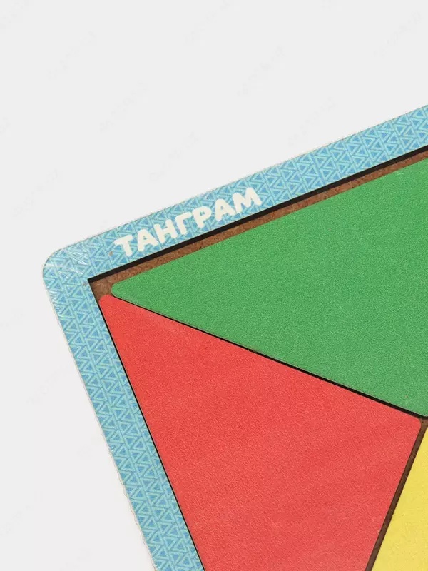  Puzzle oyini Tangram 2.0 STEP PUZZLE Wood Land Toys (Art. - 83211) Col. turli xil - 