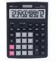 Настольный вычислительный калькулятор Deli 1521  12 разр. (Арт. - 1521А) Черный