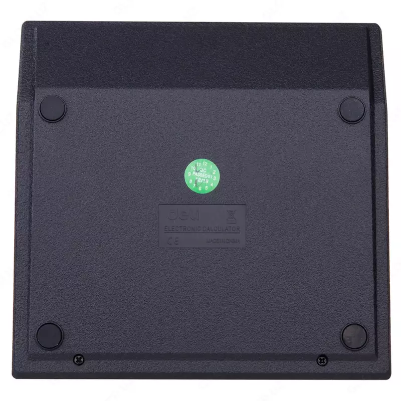   Настольный вычислительный калькулятор Deli  12 разр. (Арт. - 39231) Черный