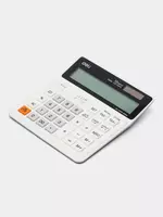  Настольный вычислительный калькулятор Deli 01010  12 разр. (Арт. - 01010-EM) Белый - 