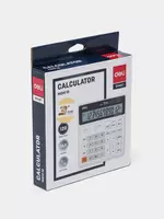   Настольный вычислительный калькулятор Deli 01010  12 разр. (Арт. - 01010-EM) Белый