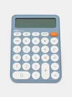 Настольный вычислительный калькулятор Deli М124  12 разр. (Арт. - 124-M-bl) Голубой