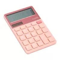 Настольный вычислительный калькулятор Deli Nusign 042  12 разр. (Арт. - 042-NS-pk) Светло/розовый