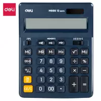 Настольный вычислительный калькулятор Deli M888  12 разр. (Арт. - 888-M-bl) Синий